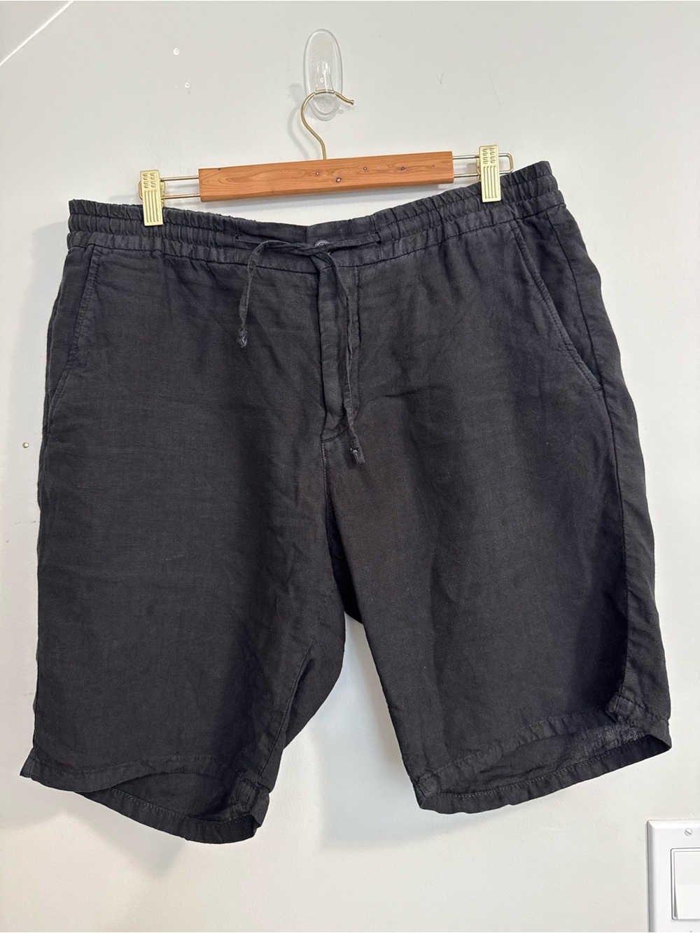 NN07 No Nationality Copenhagen Seb Linen Shorts